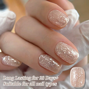 Jelly Gel TS35 Fluttering Flakes 10ml Gel Nail Polish BORN PRETTY