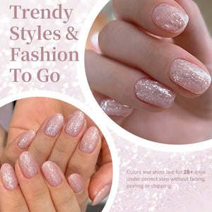 Jelly Gel TS36 Fluttering Flakes 10ml Gel Nail Polish BORN PRETTY