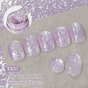 Jelly Gel Fluttering Flakes 10ml Gel Nail Polish BORN PRETTY