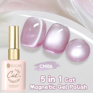 5 in 1 Cat Magnetic Gel 1 Step Gel 15ml Gel Nail Polish UR SUGAR CM06