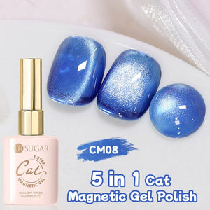 5 in 1 Cat Magnetic Gel 1 Step Gel 15ml Gel Nail Polish UR SUGAR CM08