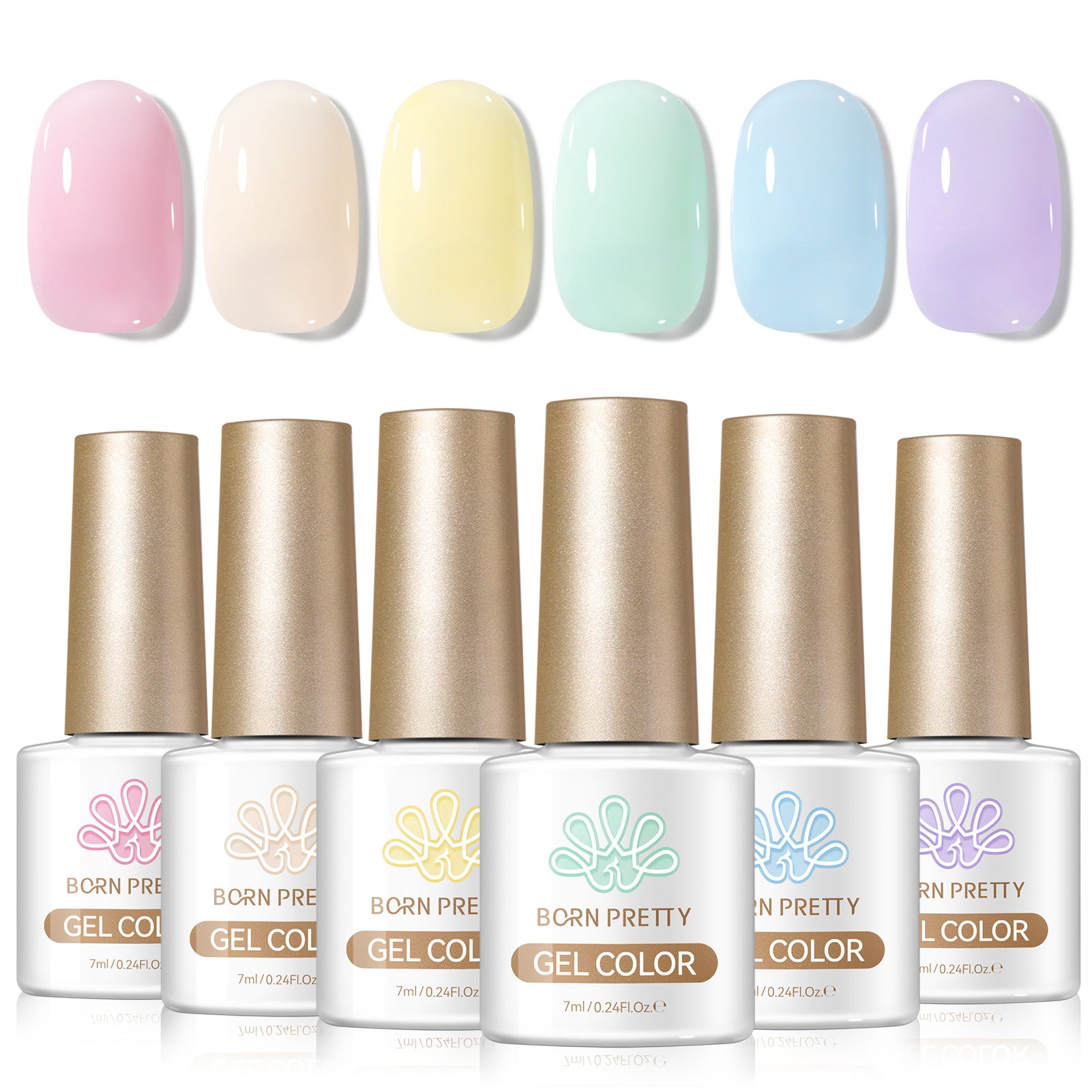 6 Colors Jelly Gel J57 Early Summer 7ml