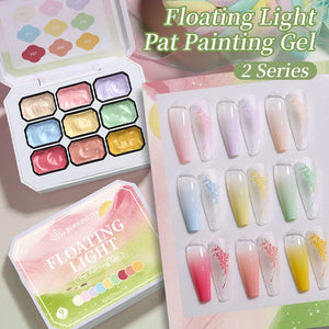 9 Colors Pat Painting Gel with Tooks Kit #04 Gel Nail Polish BORN PRETTY