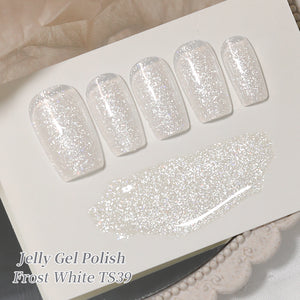 Jelly Gel TS39 Frost White 10ml Gel Nail Polish BORN PRETTY