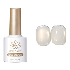 Moonlight Cat Magnetic Gel MY193 Rosy White 10ml Gel Nail Polish BORN PRETTY