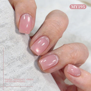 Moonlight Cat Magnetic Gel MY195 Rosy White 10ml Gel Nail Polish BORN PRETTY