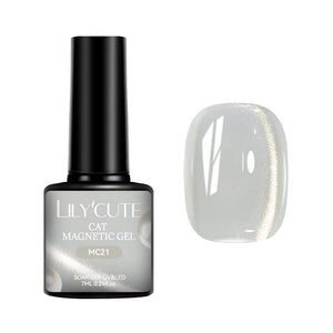 Glass Cat Magnetic Gel MC21 7ml Gel Nail Polish LILYCUTE