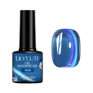 Glass Cat Magnetic Gel MC28 7ml Gel Nail Polish LILYCUTE