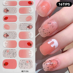 16 Tips Full Cover Nail Sticker LT-216 Clearance No Brand