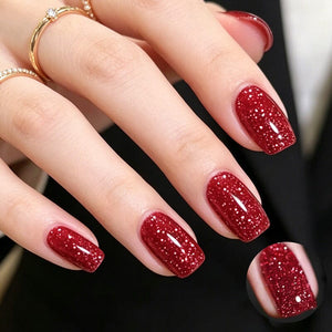 Reflective Glitter Gel SZ55 Scarlet Flame 10ml Gel Nail Polish BORN PRETTY