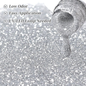 Reflective Glitter Gel SZ56 Liquid Gold 10ml Gel Nail Polish BORN PRETTY