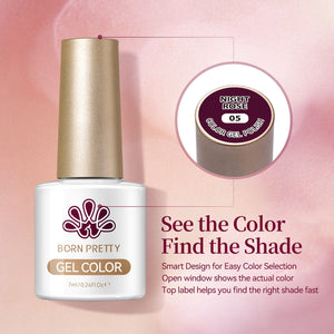 6 Colors Gel Set S58 Night Rose 7ml Gel Nail Polish BORN PRETTY