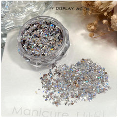 Ultra Sparkly Mixed Shape Polygonal Nail Sequins #03 Nail Art No Brand