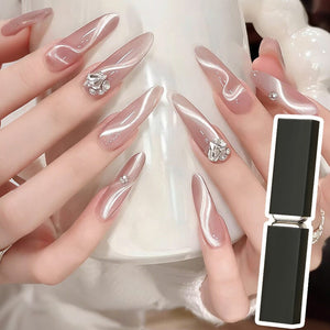 2pcs Ribbon Nail Magnets Tools & Accessories No Brand