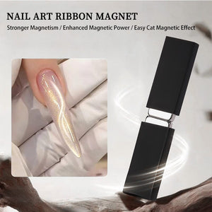 2pcs Ribbon Nail Magnets Tools & Accessories No Brand