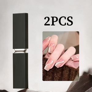 2pcs Ribbon Nail Magnets Tools & Accessories No Brand