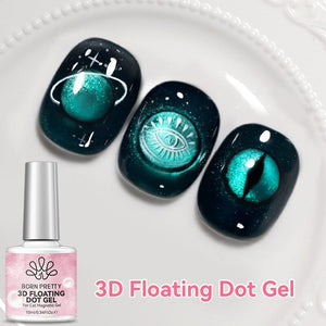 3D Floating Dot Gel & Magnetic Gel Set #05 10ml Gel Nail Polish BORN PRETTY
