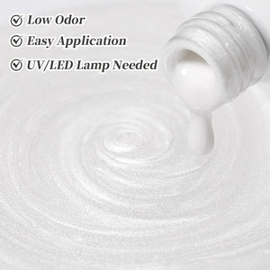 Thread Nail Gel LW32 Satin White 10ml Gel Nail Polish BORN PRETTY