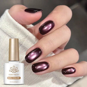 Colored Cat Magnetic Gel Salted Cocoa 10ml Gel Nail Polish BORN PRETTY
