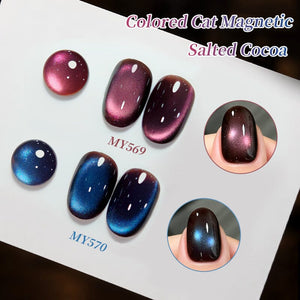 Colored Cat Magnetic Gel Salted Cocoa 10ml Gel Nail Polish BORN PRETTY