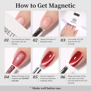 Crystal Cat Magnetic Gel MY571 Victory Goddess 15ml Gel Nail Polish BORN PRETTY