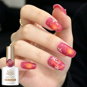 Colored Cat Magnetic Gel MY552 Grape Golden 10ml Gel Nail Polish BORN PRETTY