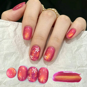 Colored Cat Magnetic Gel MY552 Grape Golden 10ml Gel Nail Polish BORN PRETTY