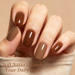 6 Colors Gel Set S67 Cocoa Night 7ml Gel Nail Polish BORN PRETTY