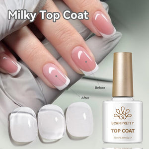 Milky Top Coat 10ml Base & Top Coat BORN PRETTY