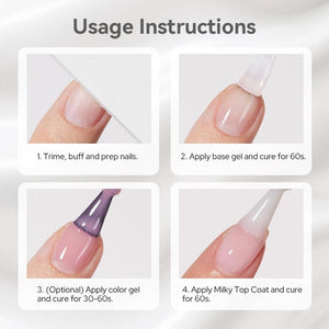 Milky Top Coat 10ml Base & Top Coat BORN PRETTY
