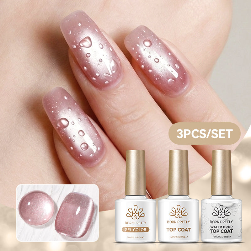Water Drop Top Coat & Cat Magnetic Gel MY125