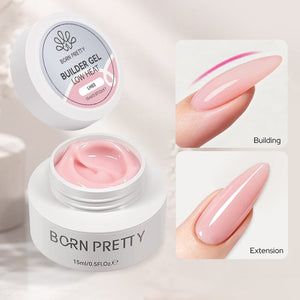 Low Heat Builder Gel & Dual Nail Forms Set Gel Nail Polish BORN PRETTY