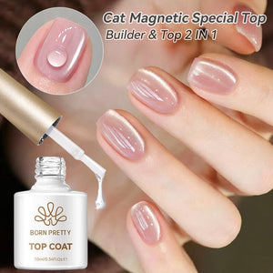 Cat Magnetic Special Top Coat 10ml Base & Top Coat BORN PRETTY