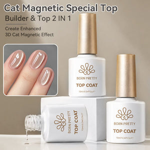 Cat Magnetic Special Top Coat 10ml Base & Top Coat BORN PRETTY