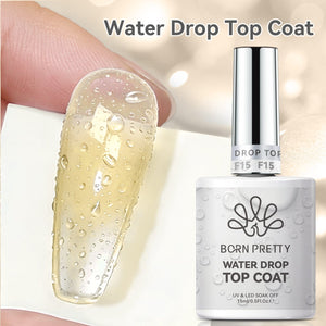 Water Drop Top Coat Set 15ml Base & Top Coat BORN PRETTY Water Drop Top Coat