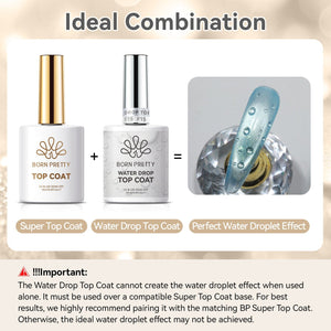 Water Drop Top Coat 15ml Base & Top Coat BORN PRETTY