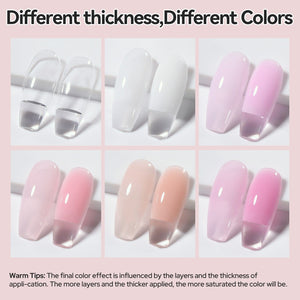 6 Colors 8 in 1 Builder Gel 7ml Gel Nail Polish BORN PRETTY