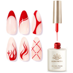 Bright Red Liner Gel 15ml Gel Nail Polish BORN PRETTY
