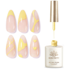 Lemon Yellow Liner Gel 15ml Gel Nail Polish BORN PRETTY