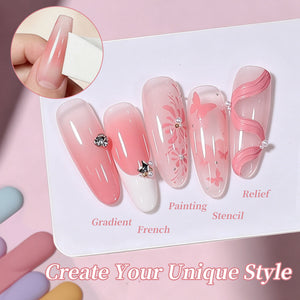 6 Colors Pat Painting Gel Lime Drop
