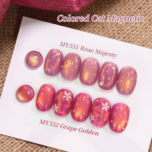 Colored Cat Magnetic Gel MY551/MY552 15ml Gel Nail Polish BORN PRETTY