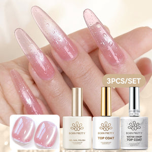 Water Drop Top Coat Set 15ml Base & Top Coat BORN PRETTY