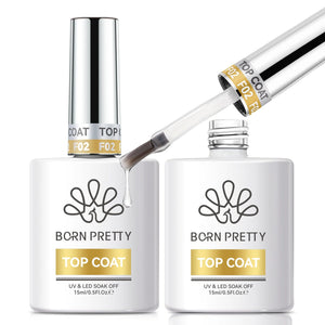 2pcs Super Top Coat 15ml Base & Top Coat BORN PRETTY