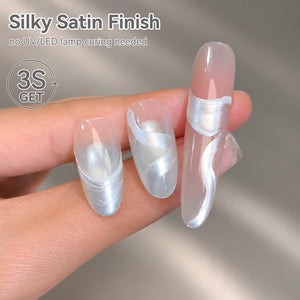 2pcs Set Watercolor Nail Polish & Sculpting Gel