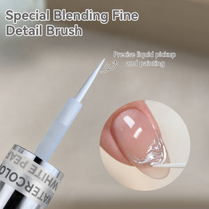 2pcs Set Watercolor Nail Polish & Sculpting Gel