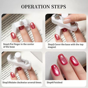 White Rotating Stand Strong Magnet Automatic Cat Magnetic Tool Tools & Accessories No Brand