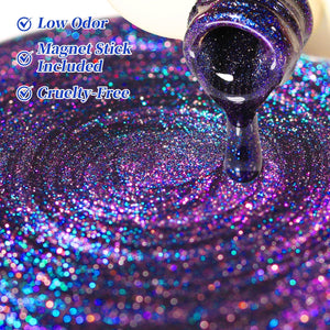 Reflective Cat Magnetic Gel MY655 Moon Redemption 15ml Gel Nail Polish BORN PRETTY
