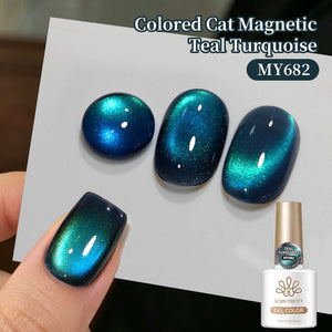 Colored Cat Magnetic Gel MY562-MY690 10ml Gel Nail Polish BORN PRETTY MY682