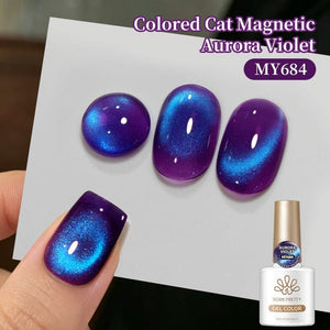 Colored Cat Magnetic Gel MY562-MY690 10ml Gel Nail Polish BORN PRETTY MY684