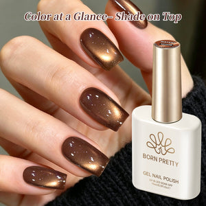 Glass Cat Magnetic Gel MY698 Watery 15ml Gel Nail Polish BORN PRETTY